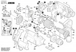 Bosch 0 603 386 180 Psb 650 Re Percussion Drill 230 V / Eu Spare Parts